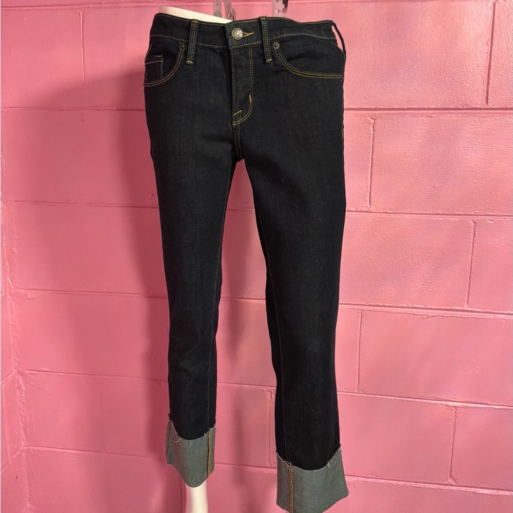 Mossimo Co. Dark Denim Cropped Jeans